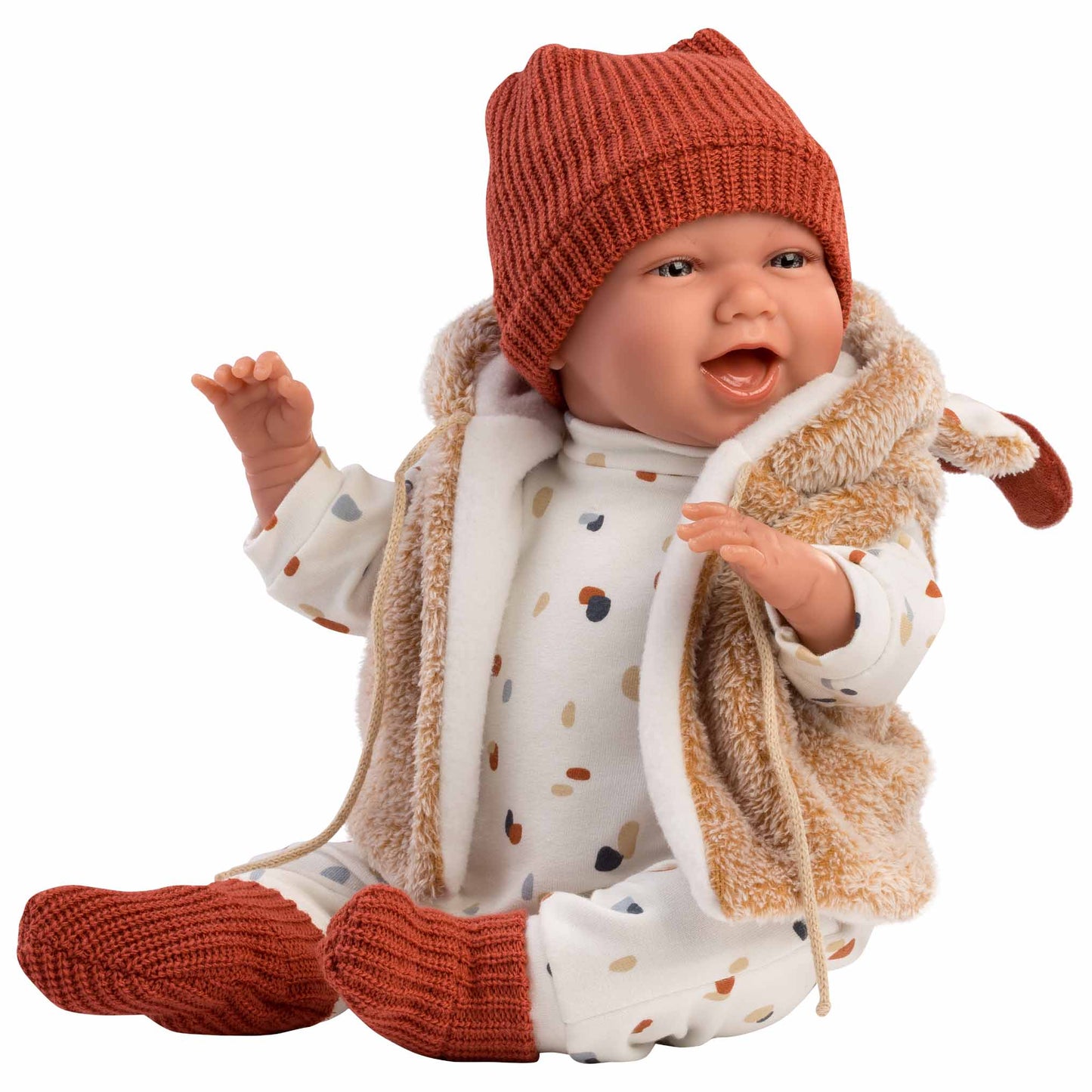 Llorens - Baby Girl Doll with Laughing Mechanism & Outfit: Mimi - 42cm