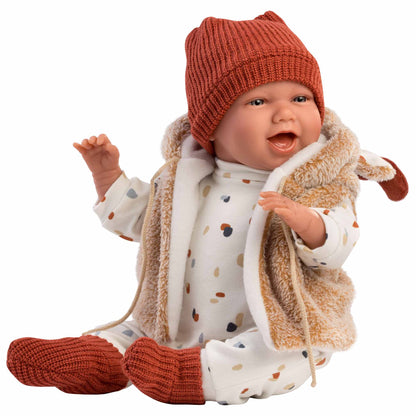 Llorens - Baby Girl Doll with Laughing Mechanism & Outfit: Mimi - 42cm