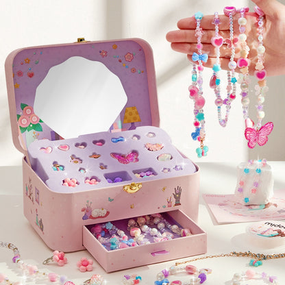 Mideer - Charm Bracelet Making Kit & Jewellery Box for Kids