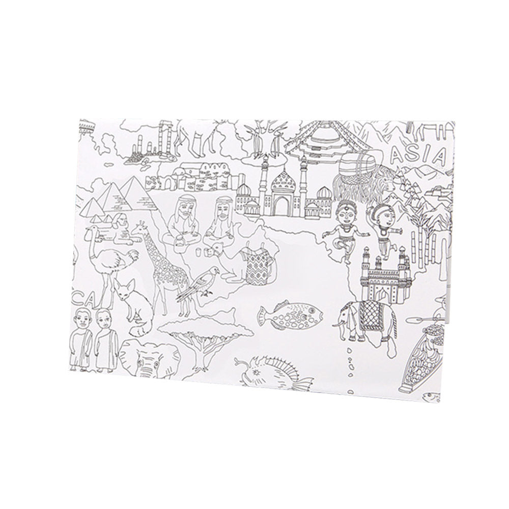 Jar Meló - Super Painter Giant Colouring Poster Pads The World
