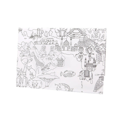 Jar Meló - Super Painter Giant Colouring Poster Pads The World