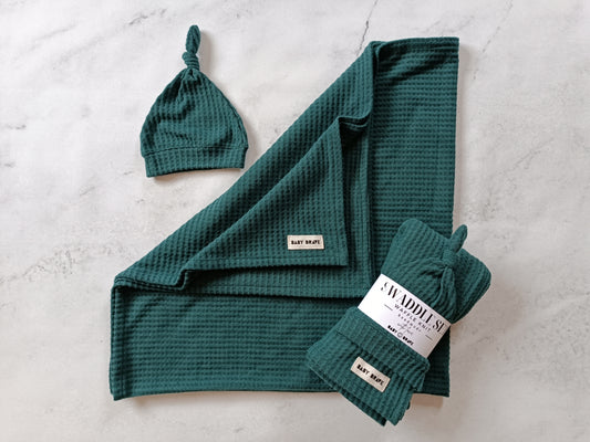 Baby Brave Waffle Knit Swaddle Set - Motherhood