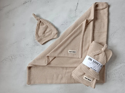 Baby Brave Waffle Knit Swaddle Set - Motherhood