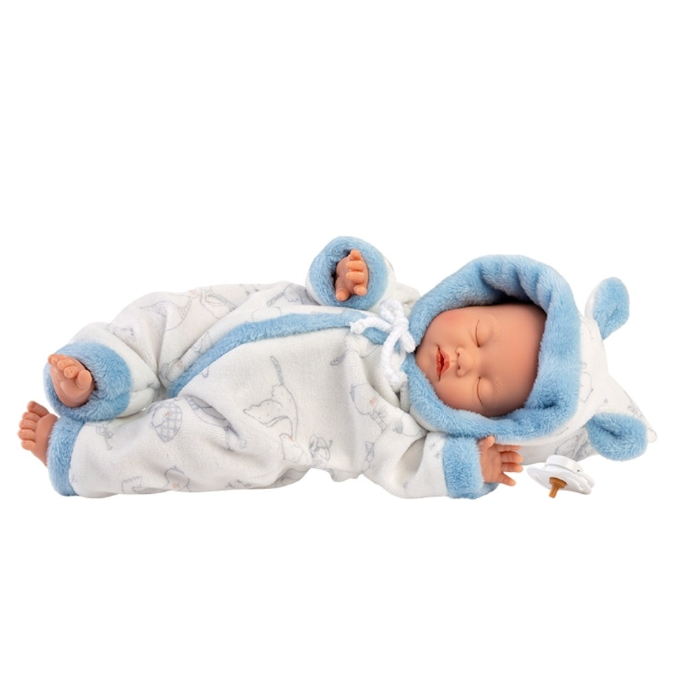 Llorens - Little Baby Boy Doll with Outfit & Pacifier - 31cm