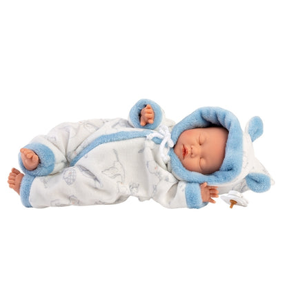 Llorens - Little Baby Boy Doll with Outfit & Pacifier - 31cm