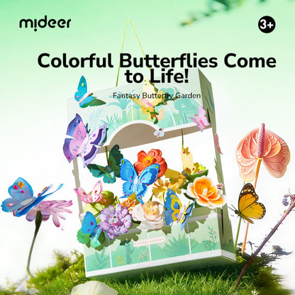 Mideer - Paper Butterly Craft Kit - Creative Arts & Crafts Set