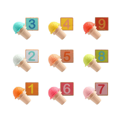 TopBright - Ice Cream Colour & Number Sorting Game with Activity Cards