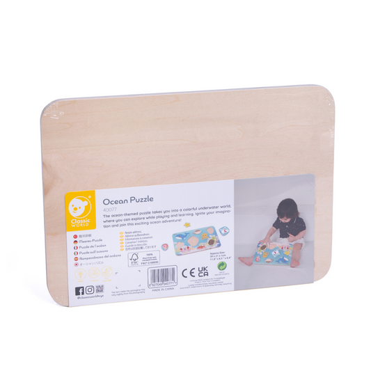 Classic World - Wooden Puzzle - Ocean - 10pcs