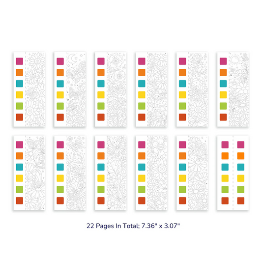 Mideer - Watercolour Painting Set - Travel Size - The Flower And The Butterfly