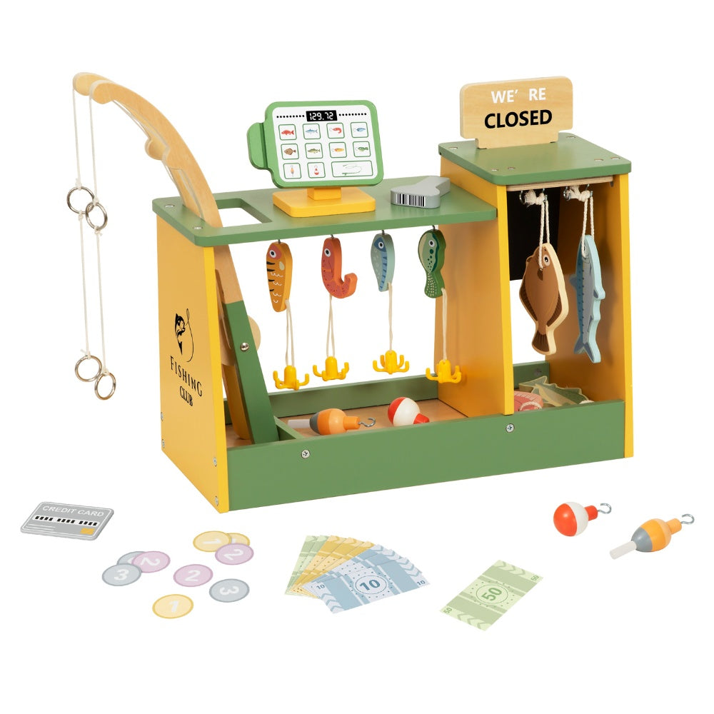 TookyToy - Pretend Play Fishing Market Shop Toy Set