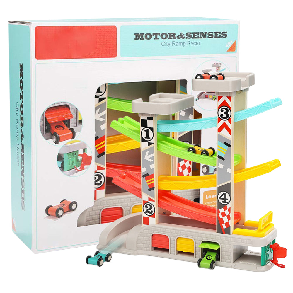 TopBright - City Ramp Racer - 4 Tracks & Parking - 3pcs