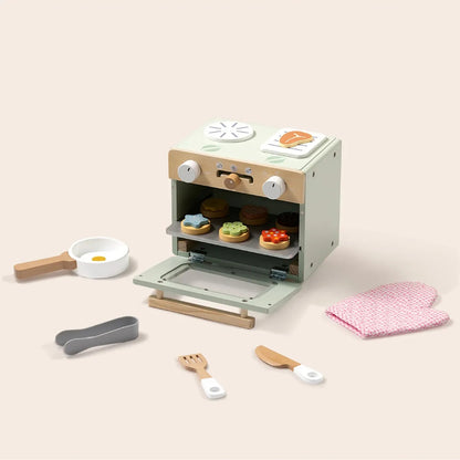 TookyToy - Pretend Play Kitchen Oven Cooking Toy Playset