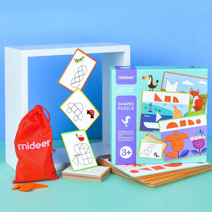 Mideer - Shapes Puzzle - Activity Game