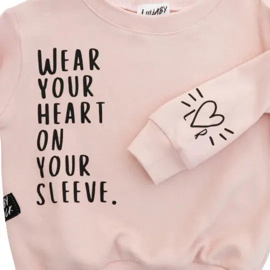 Lullaby Rock - Heart on Your Sleeve Sweatshirt & Jogger - Motherhood