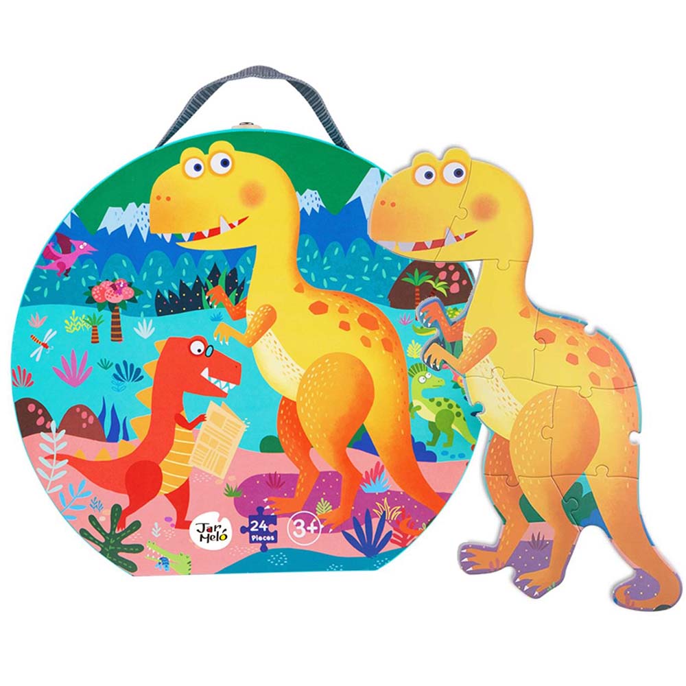 Jar Meló - My First Giant Floor Puzzle - Dinosaur Paradise - 24pcs