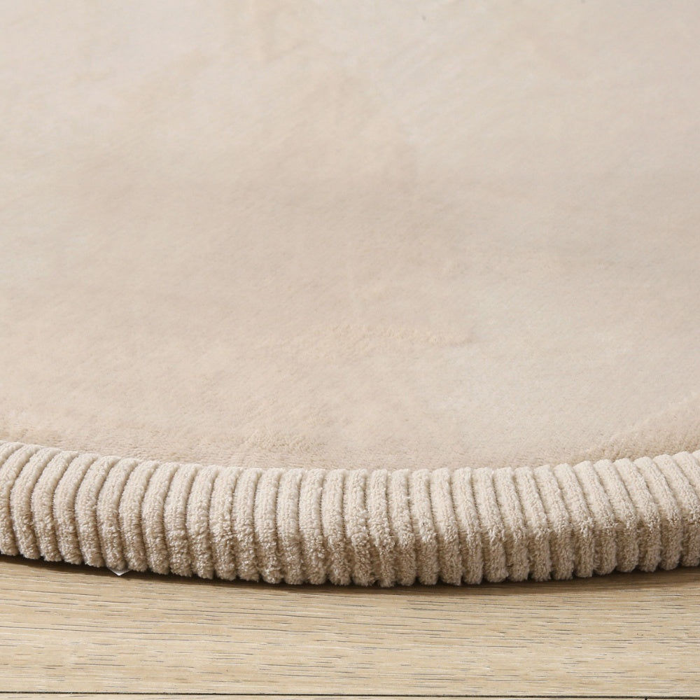 Hakuna Matte - CloudSoft Play Mat Carpet - Beige ?120 x 2.5 cm (round)