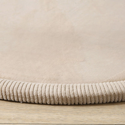 Hakuna Matte - CloudSoft Play Mat Carpet - Beige ?120 x 2.5 cm (round)