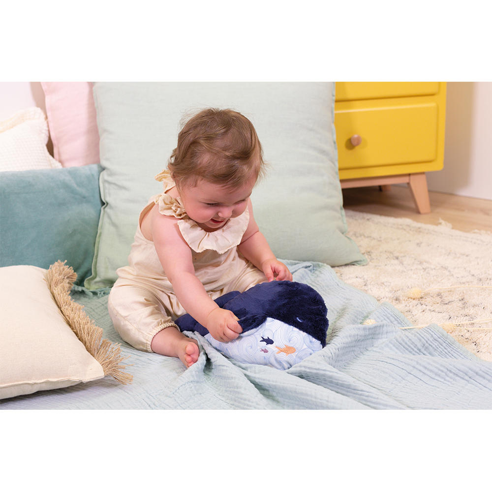 Kaloo - Wellness Soft Toy with Hot & Cold Pack - Whale - 17cm