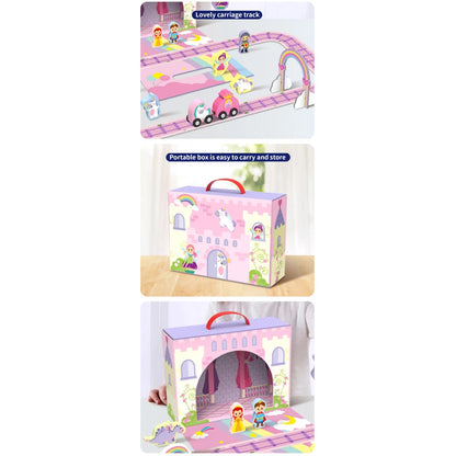 TookyToy - Pretend Play Story Box: Enchanted Castle Toy Set - Motherhood