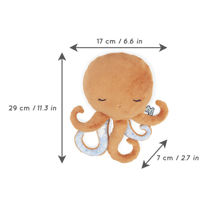 Kaloo - Wellness Soft Toy with Hot & Cold Pack - Octopus - 28cm