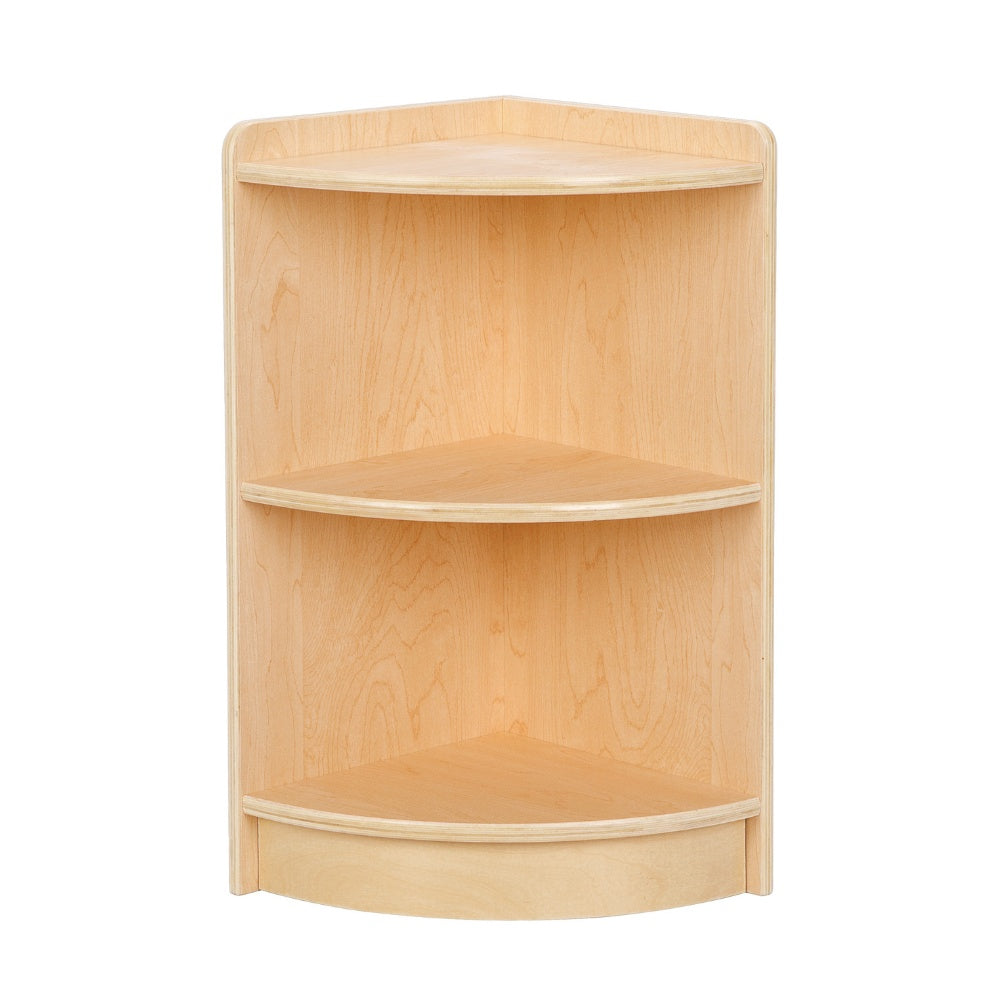 TookyToy - Wooden Corner Shelf and Toy Storage for Kids Room: Plywood 60x30cm