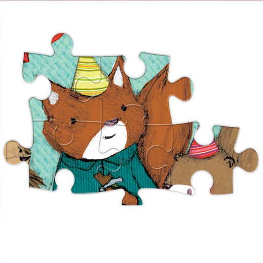 eeBoo - Animal Party 64 pc Puzzle