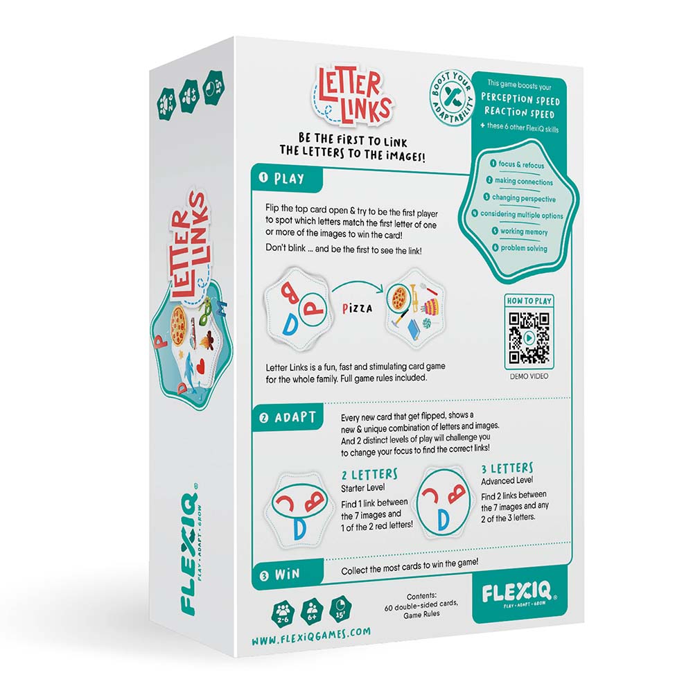 FlexiQ - Letter Links Educational Family Game