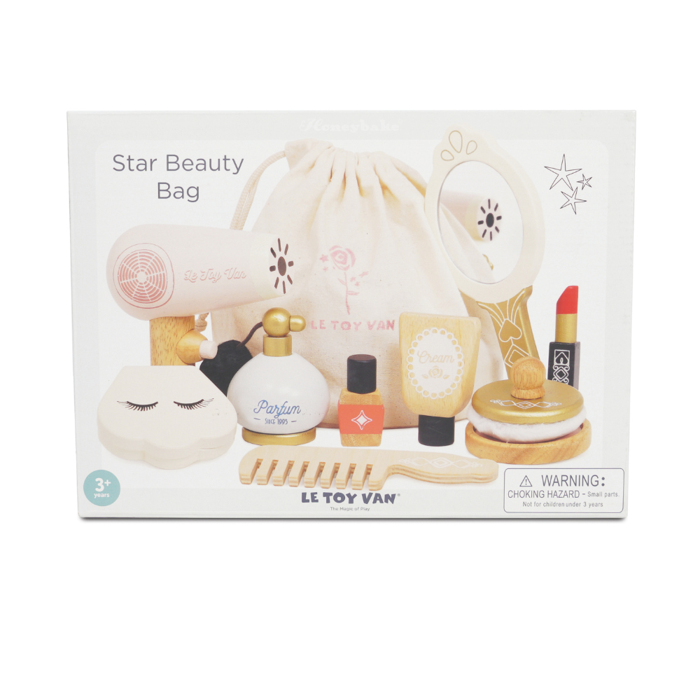 Le Toy Van - Wooden Vanity Star Beauty Kit - 11pcs