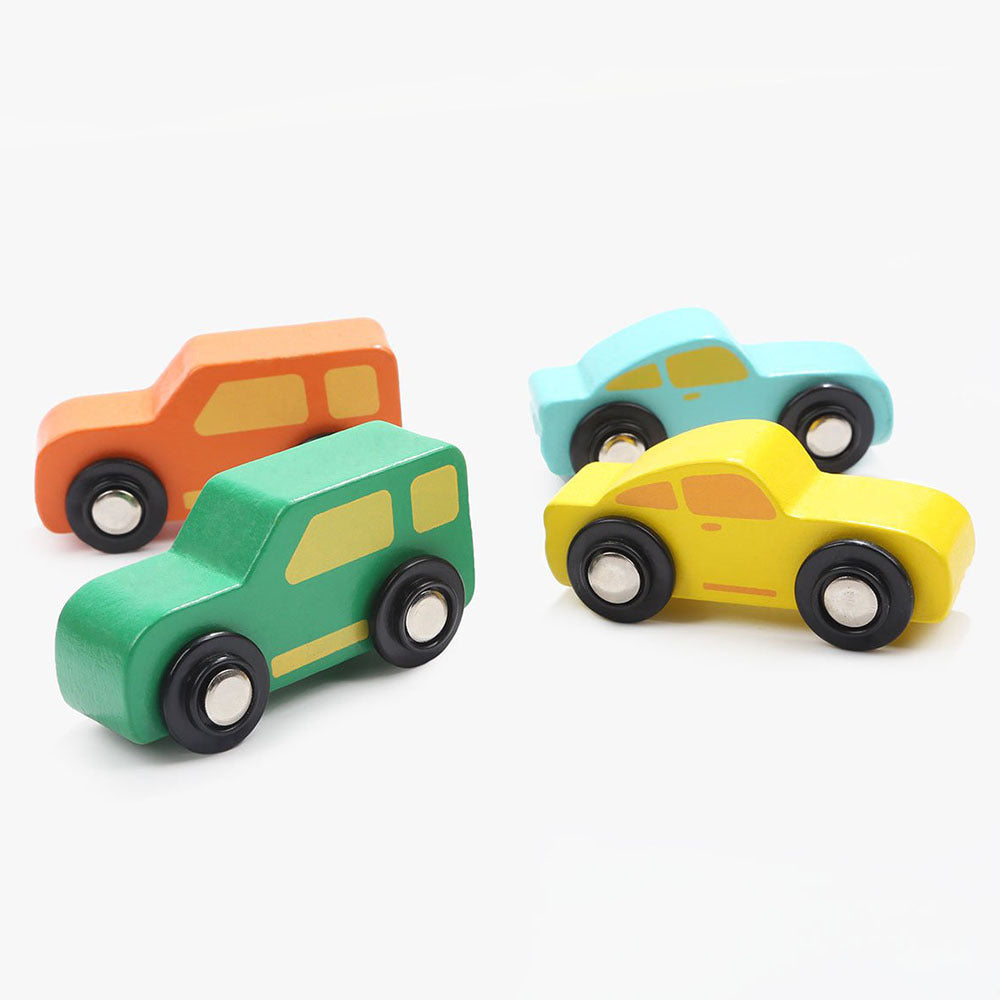 TopBright - Wooden Car Carrier Truck