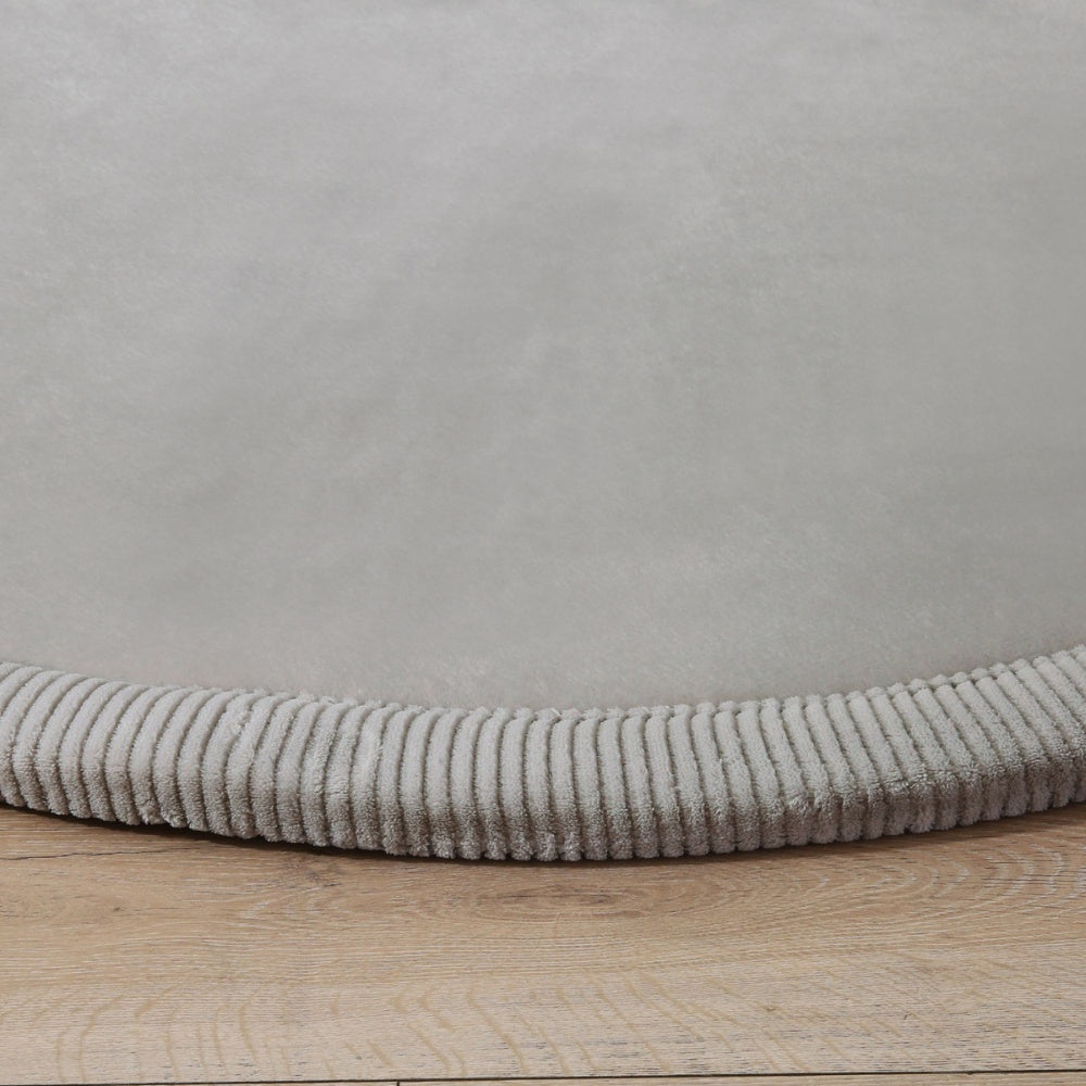 Hakuna Matte - CloudSoft Play Mat Carpet - Grey ?120 x 2.5 cm (round)