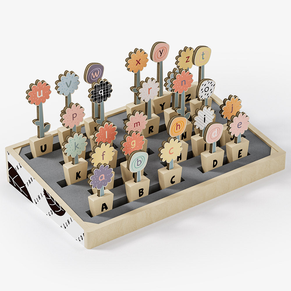 TopBright - ABC Flowers Spelling & Vocabulary Game with Activity Cards