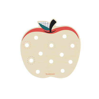TopBright - Apple Worms Fine Motor Game with Activity Cards