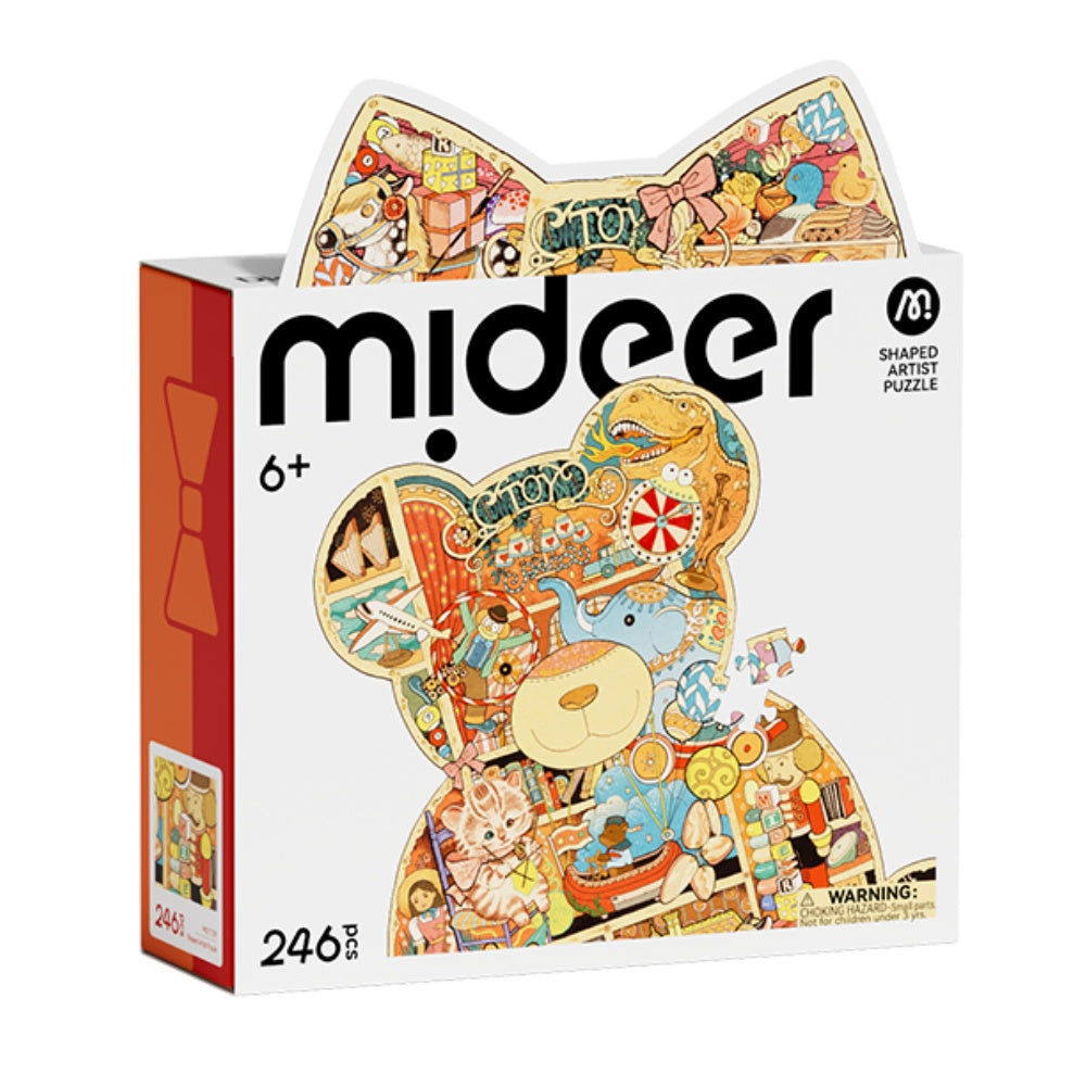 Mideer - Artist Puzzle: Bears Home - 226 Piece Shaped Jigsaw for Kids