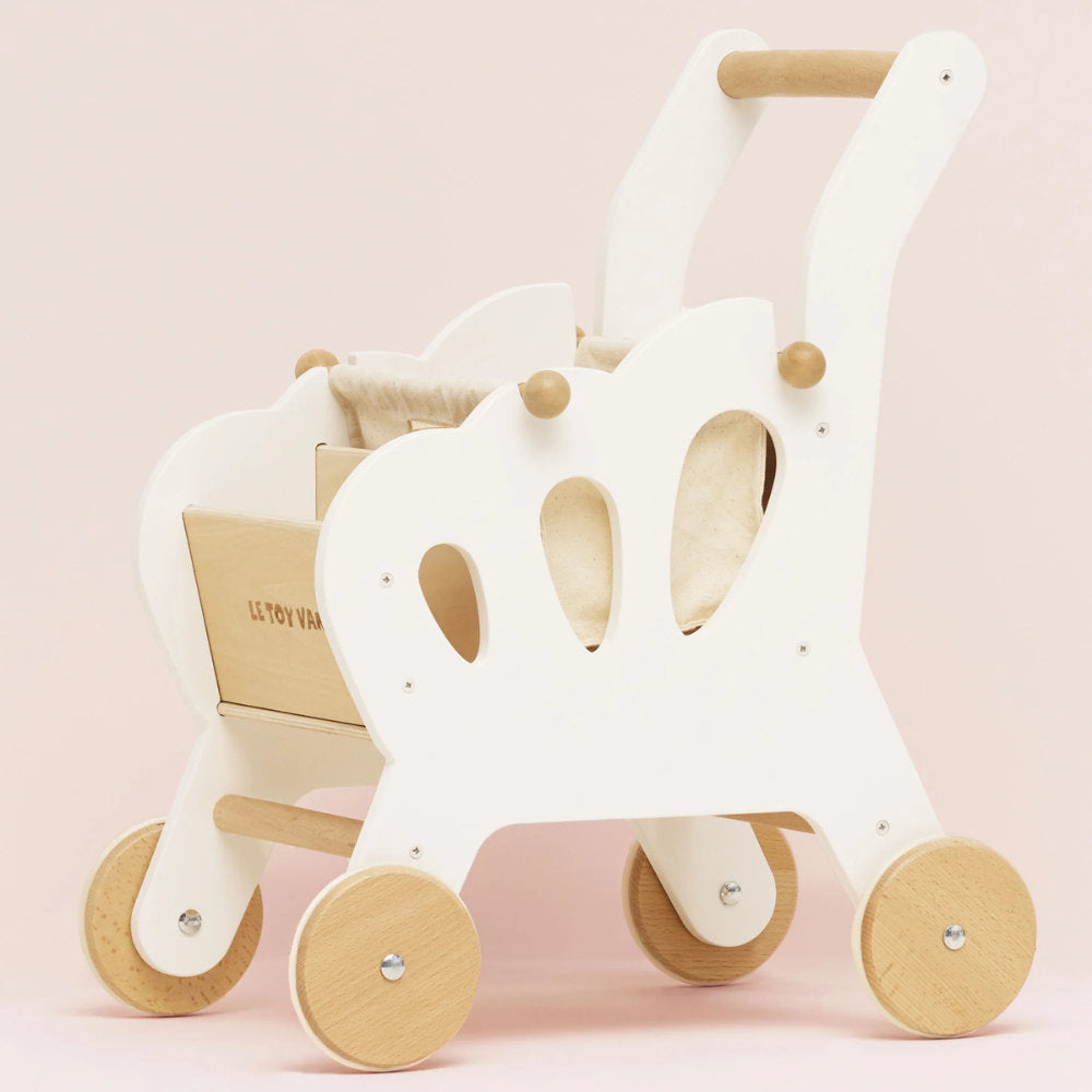 Le Toy Van - Wooden Shopping Grocery Trolley & Bag