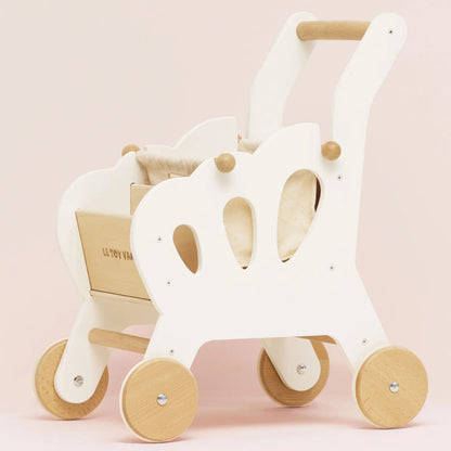 Le Toy Van - Wooden Shopping Grocery Trolley & Bag