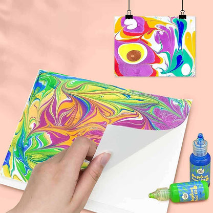 Jar Meló - Marbling Paint Art Paper - 30 Sheets