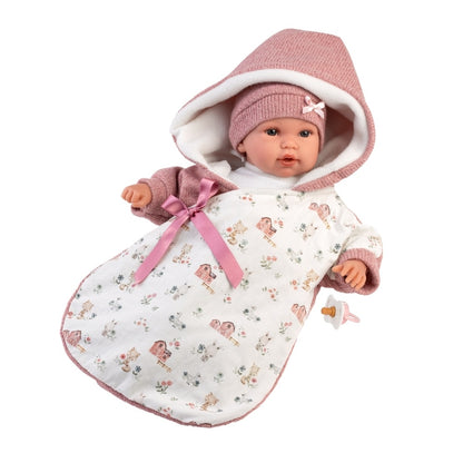 Llorens - Newborn Baby Girl Doll with Crying Mechanism, Clothing & Accessories: Nacida - 36cm
