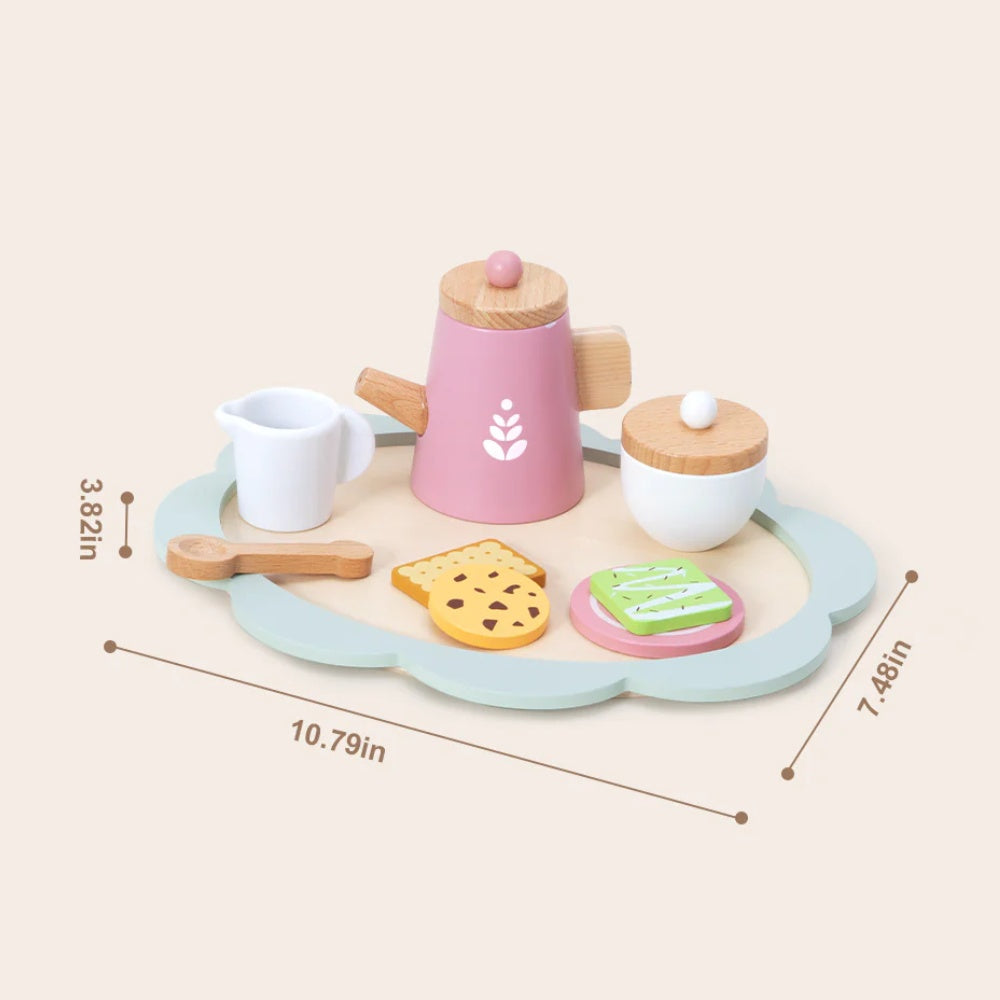 TookyToy - Pretend Play Afternoon Tea Toy Set