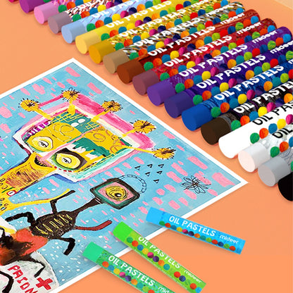 Mideer - Oil Pastels - The Very Hungry Caterpillar - 24 Colours
