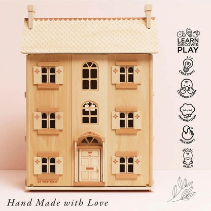 Le Toy Van - The Grand Natural Wood Dolls House