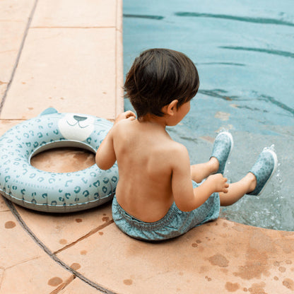 Swim Essentials - Swim Ring - Green Leopard 55cm