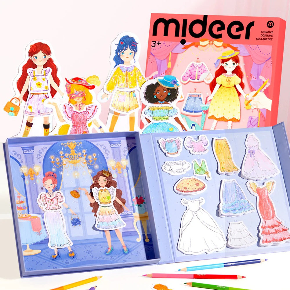 Mideer - Dress-Up Collage Arts & Crafts Set: Sweetheart