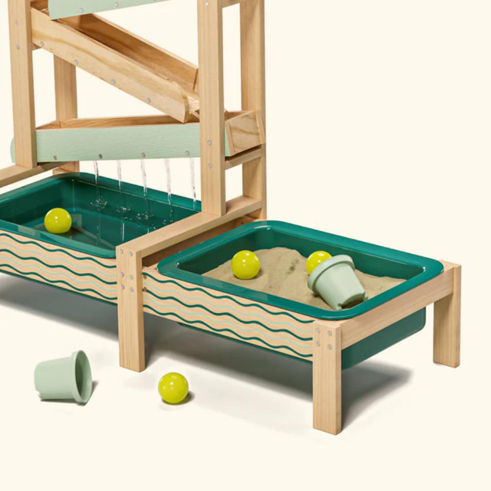 TopBright - Outdoor Wooden Sand and Water Play Station