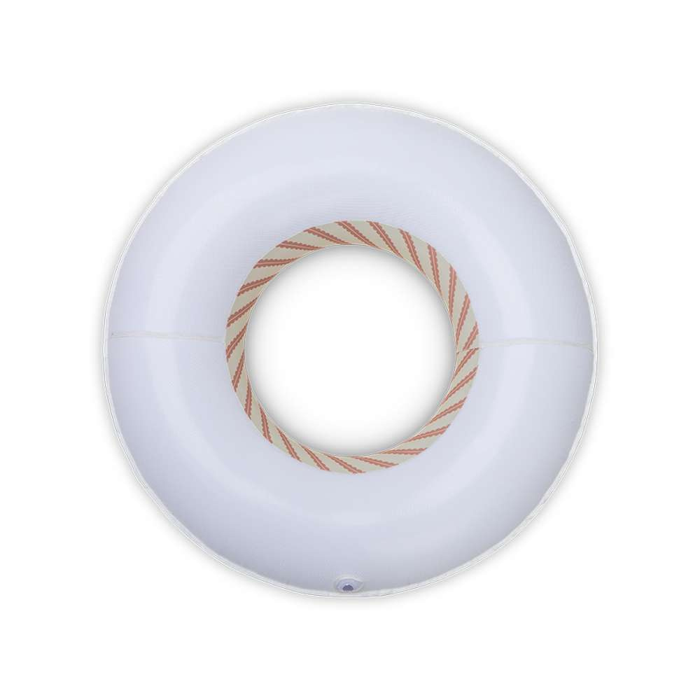 Swim Essentials - Swim Ring with Luxe Fabric Cover - Saint Tropez 120cm