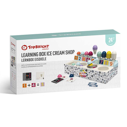 TopBright - Ice Cream Shop - Number Learning Box & Activity Cards