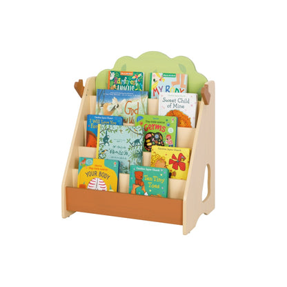 TookyToy - Tree Bookshelf for Kids Room - Premium Pine Wood - 5 Tier