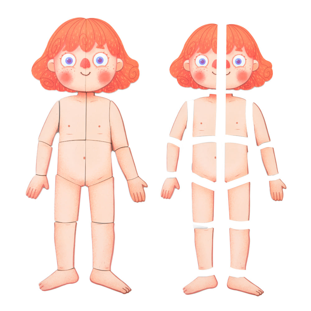 Mideer - Magnetic Body Puzzle - Kids Anatomy Learning Activity
