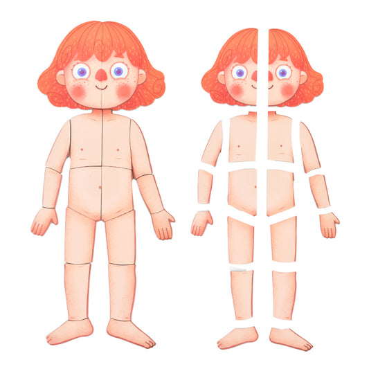 Mideer - Magnetic Body Puzzle - Kids Anatomy Learning Activity
