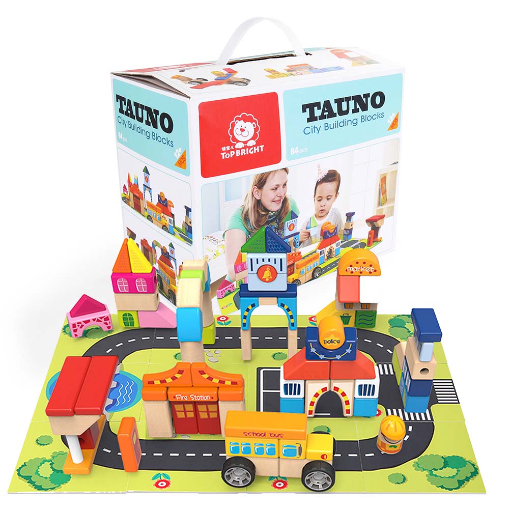 TopBright - City Building Blocks - 84 Pieces
