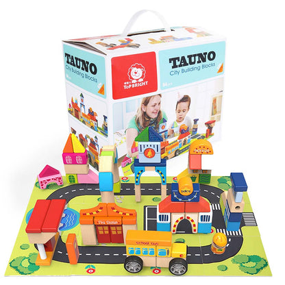 TopBright - City Building Blocks - 84 Pieces